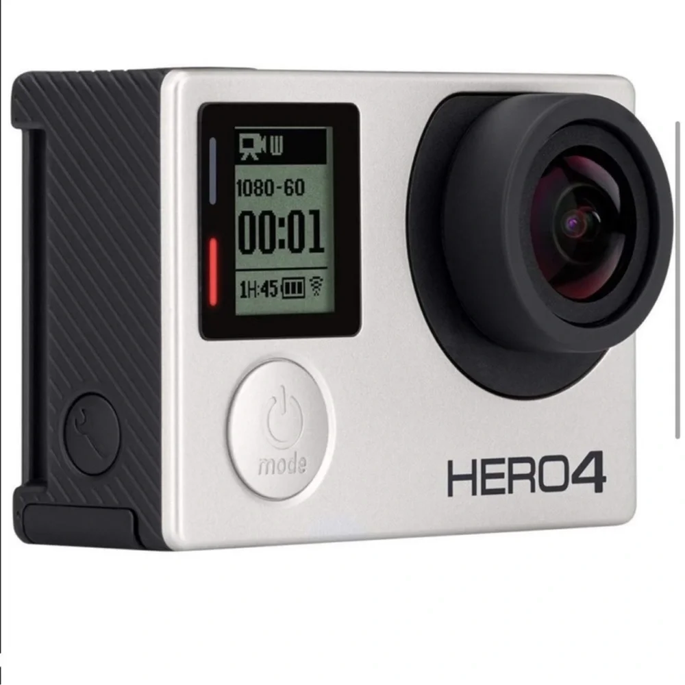 Hero4 GoPro with lots of accessories. Used once